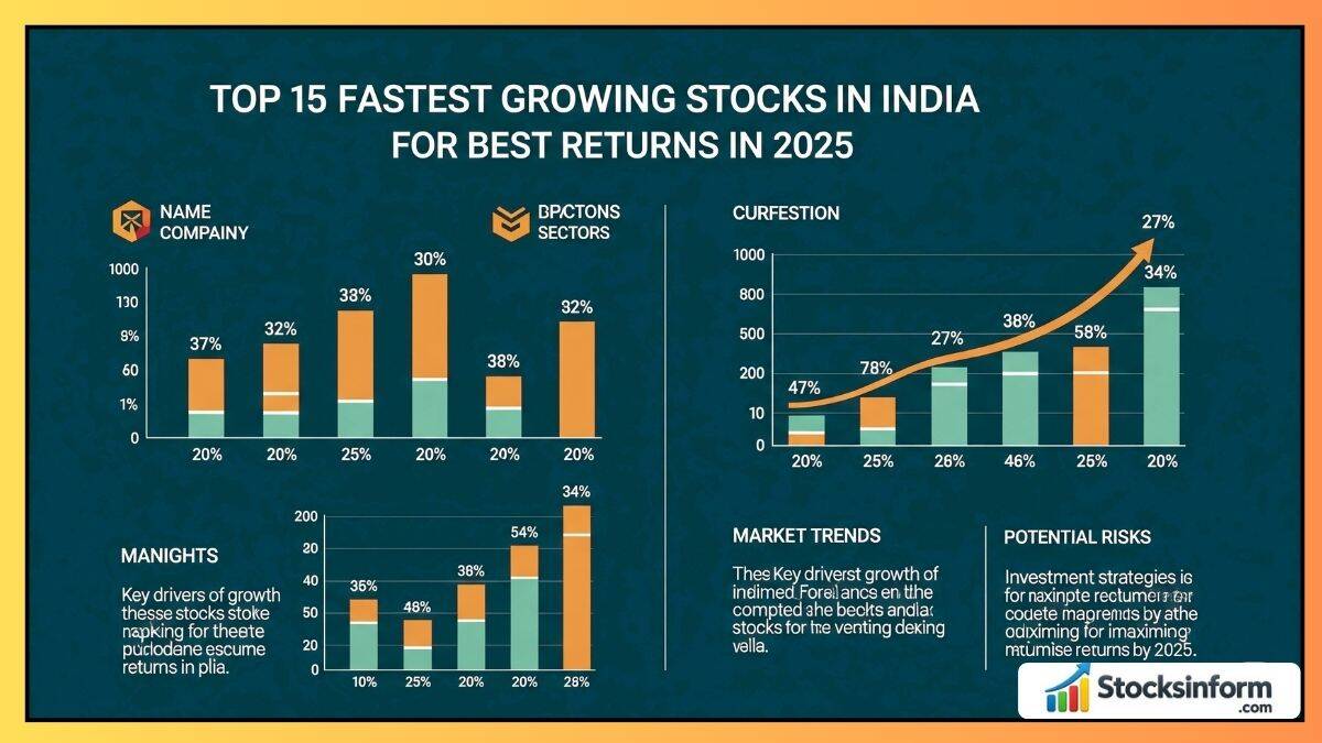 Top 15 Fastest Growing Stocks in India